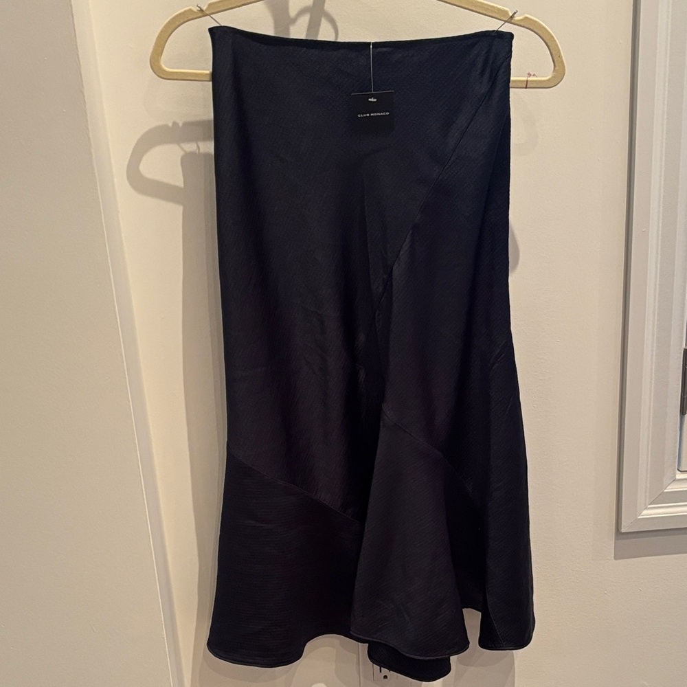 Club Monaco Asymmetrical Navy Blue Skirt